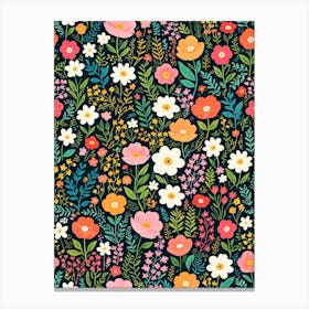 Floral Pattern Canvas Print