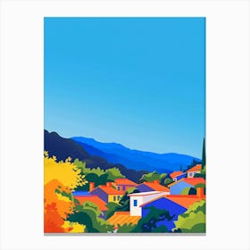 Karuizawa Japan 2 Colourful Illustration Canvas Print