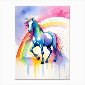 Rainbow Horse 21 Canvas Print