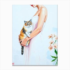 Feline Creative Cat Illustration 44 1 Canvas Print