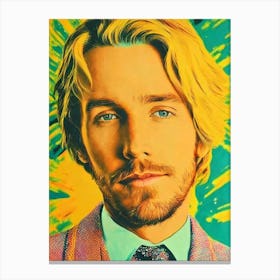 Troy Baker Colourful Pop Movies Art Movies Canvas Print