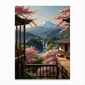 Japanese Garden 5 Canvas Print