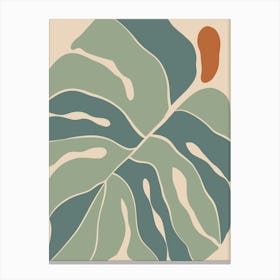 Monstera Leaf 6 Canvas Print