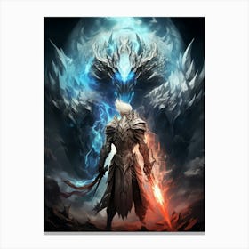 Dark Lord Of The Rings 2 Canvas Print