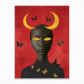 Devil Horns Canvas Print