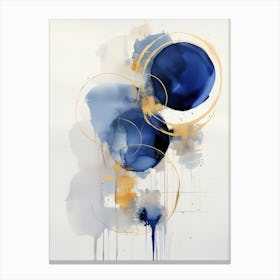 Blue And Gold 2 Canvas Print