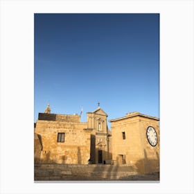 The Citadel In Gozo Malta Canvas Print