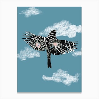 Bird In The Sky Canvas Print