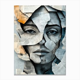 Woman's Face 1 Canvas Print