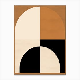 Friedrichshafen Form, Geometric Bauhaus Canvas Print