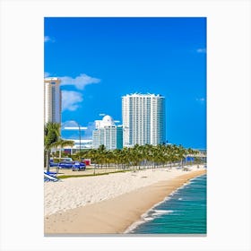 Pompano Beach 1  Photography Canvas Print