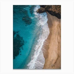 Aerial View Of A Beach 149 Canvas Print