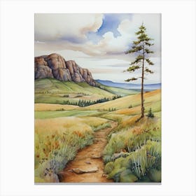 Path To The Mountains.11 Canvas Print