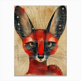 Fox Illustration 5 Canvas Print