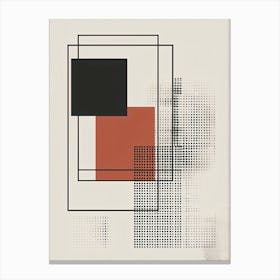 Abstract Minimalistic Geometric Contemporary Boho 15 Canvas Print