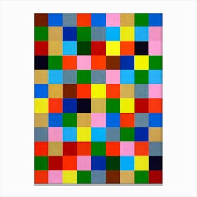 Colorful geometric shapes 3 Canvas Print