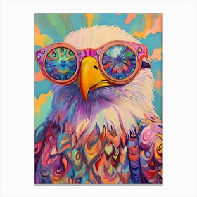 Eagle With Sunglasses 20 Canvas Print