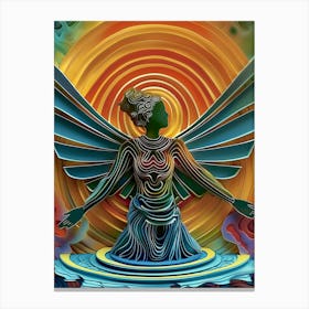 Angel, bright, spiritual. "Hope" Canvas Print