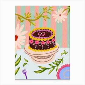 Birthday Cake 1 Canvas Print