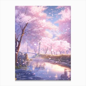 Early Blossoms Canvas Print