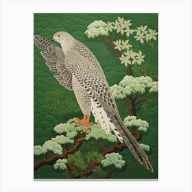 Ohara Koson Inspired Bird Painting Harrier 3 Canvas Print