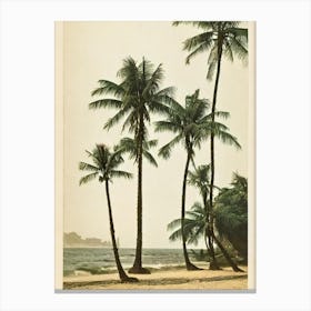 Juhu Beach Mumbai India Vintage Canvas Print