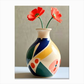 Flower Vase Canvas Print