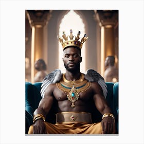 A handsome African God #1 Canvas Print