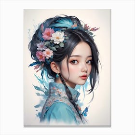 Chinese Girl 3 Canvas Print