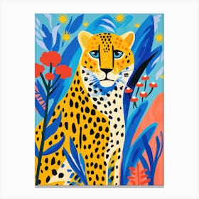 Leopard In The Jungle 8 Canvas Print