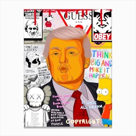 Donald Trump Canvas Print