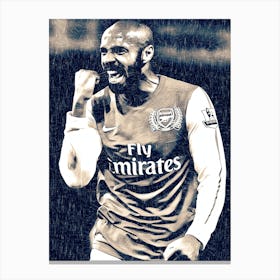 Thierry Henry arsenal Toile