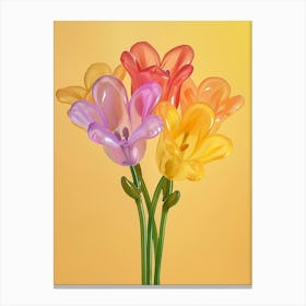 Dreamy Inflatable Flowers Freesia 3 Canvas Print