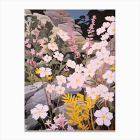 Phlox 1 Flower Painting Canvas Print