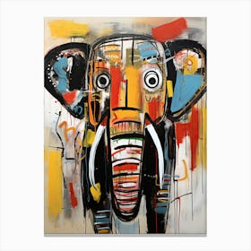 Colourful Elephant Canvas Print