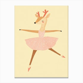 Ballet Deer Canvas Print