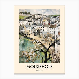 Mousehole (Cornwall) Painting 1 Travel Poster Canvas Print