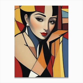 Abstract Woman 6 Canvas Print