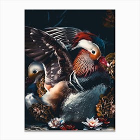 Mandarin Ducks Canvas Print