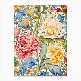 Floral Wallpaper 199 Canvas Print