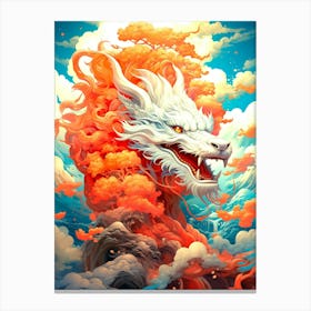 Dragon In The Sky 6 Canvas Print