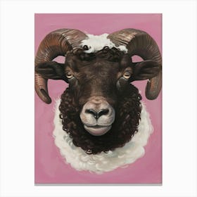 Ram Head 2 Canvas Print