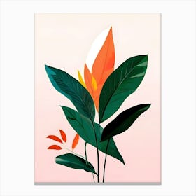 Tropical Flowers 3 Canvas Print