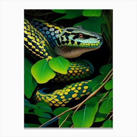 Timber Rattlesnake Vibrant Canvas Print