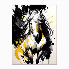 Horse Painting Canvas Print