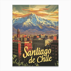 Santiago de Chile Canvas Print