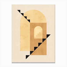 Geometric architectural shapes 7 Canvas Print