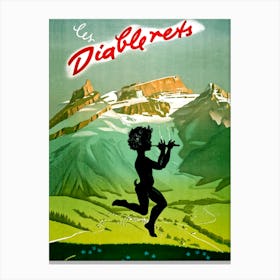 Diablerets, Mountain Massif, Switzerland Canvas Print