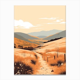 The Great Glen Way Scotland 6 Hiking Trail Landscape Canvas Print