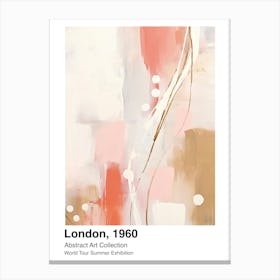 World Tour Exhibition, Abstract Art, London, 1960 11 Canvas Print